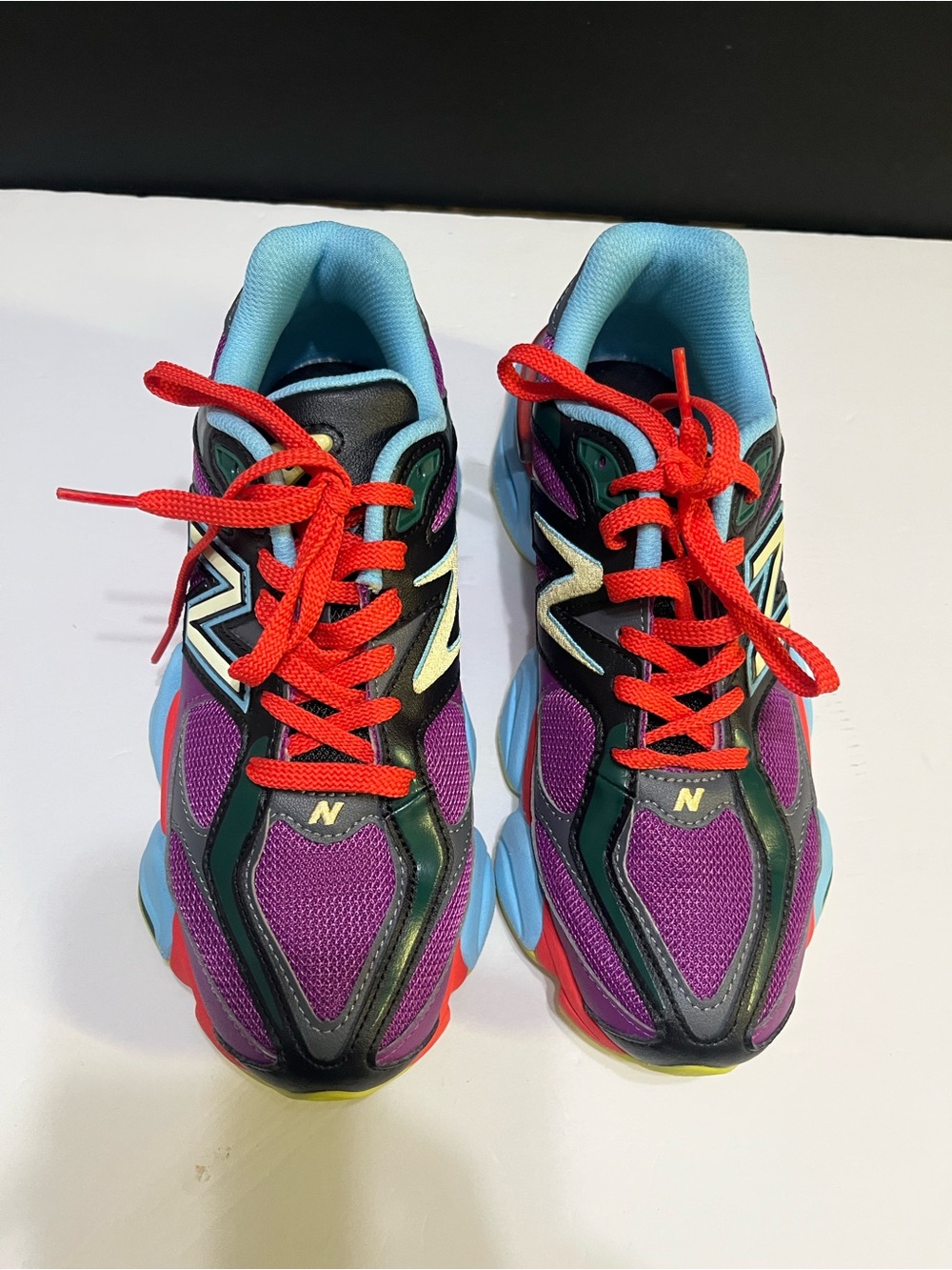 New Balance Multicolor Running Sneakers - Purple, Teal & Red - Picture 10 of 14